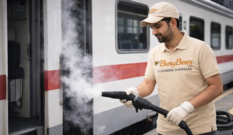 Train Cleaning Services Egypt | Railway Station Maintenance